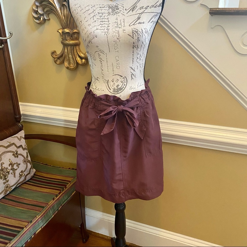 Merona gathered waist skirt with sash